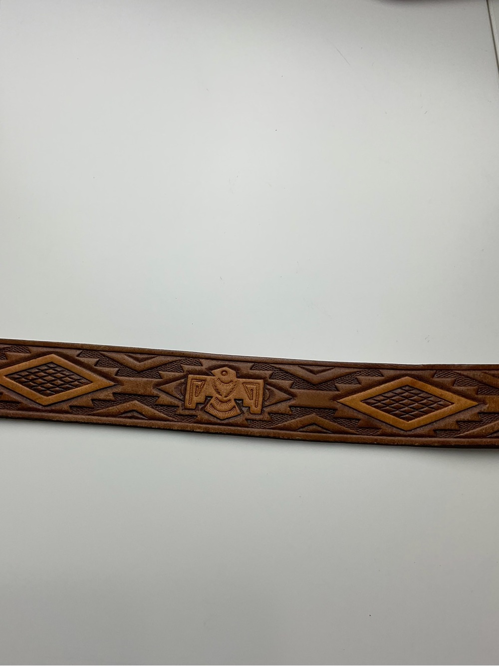 Men's Brown Leather Belt Strap - Classic Everyday Replacement